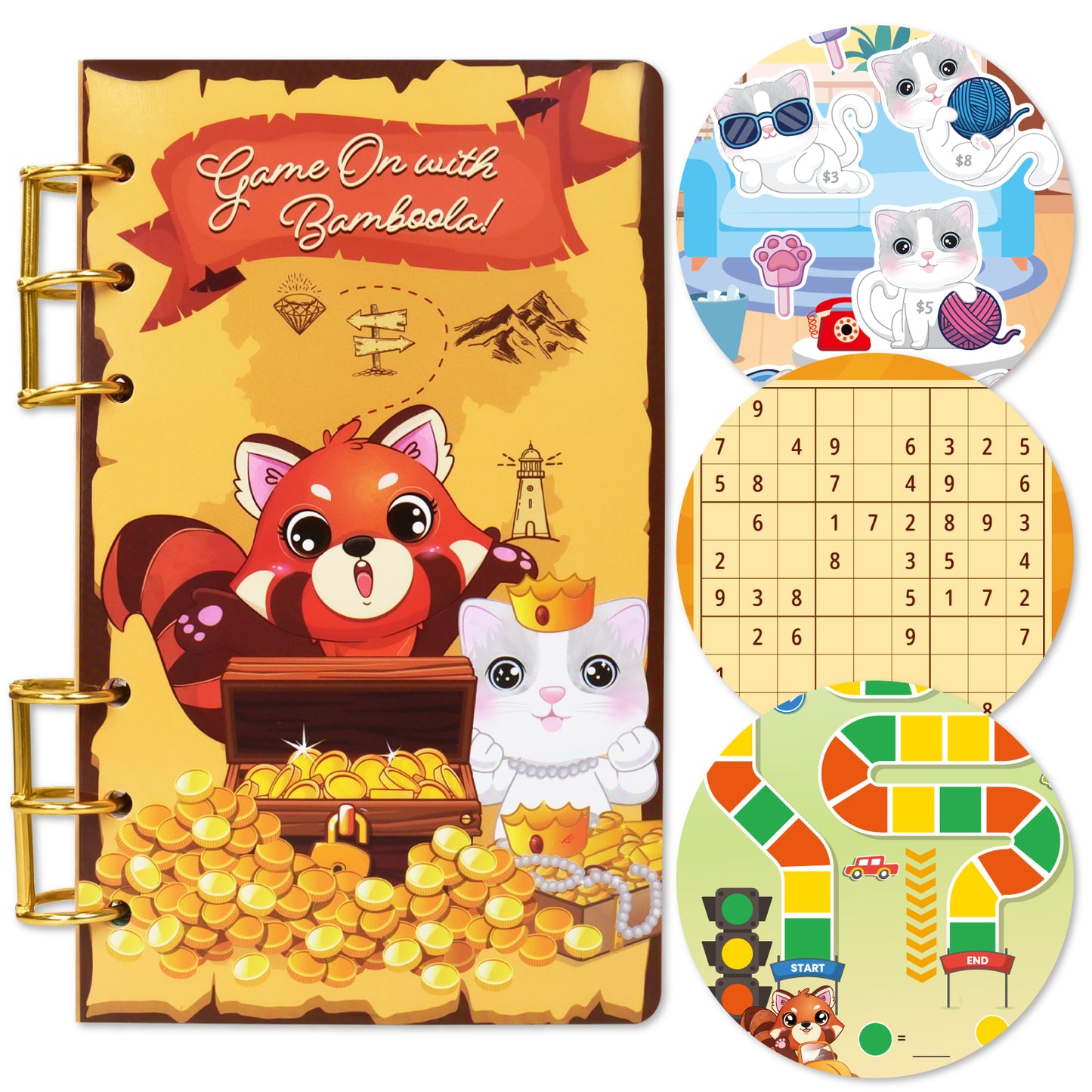 LOVE LOUDER Money Saving Challenge Book:Game On With Bamboola!