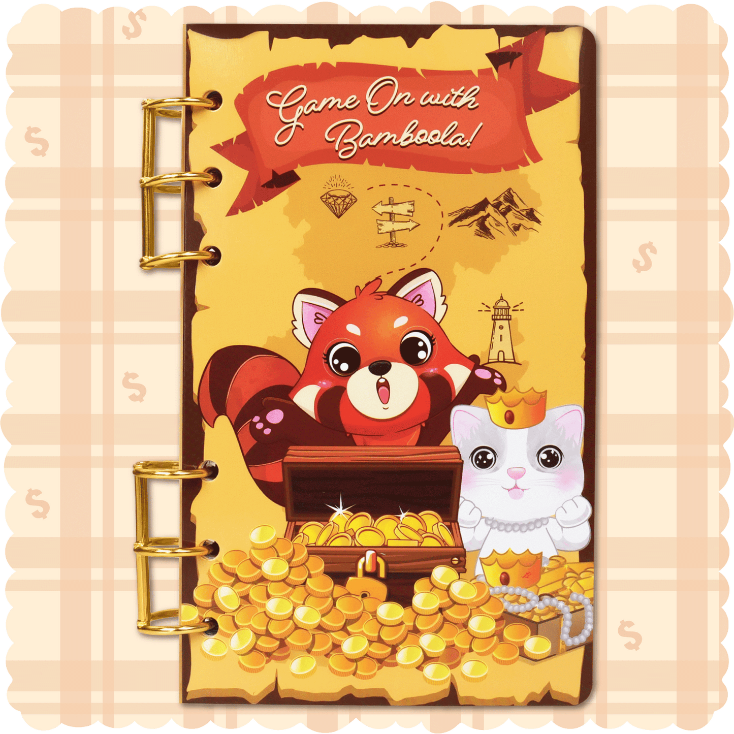 LOVE LOUDER Money Saving Challenge Book:Game On With Bamboola!