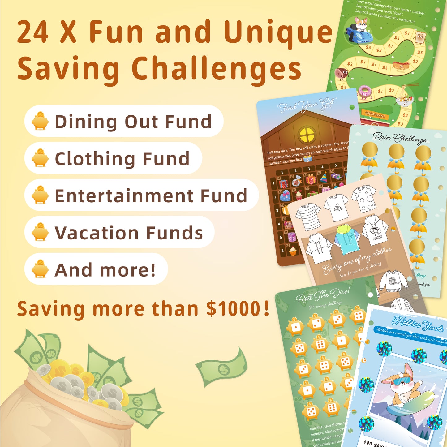 LOVE LOUDER Money Saving Challenge Book:Penny's Path To Saving