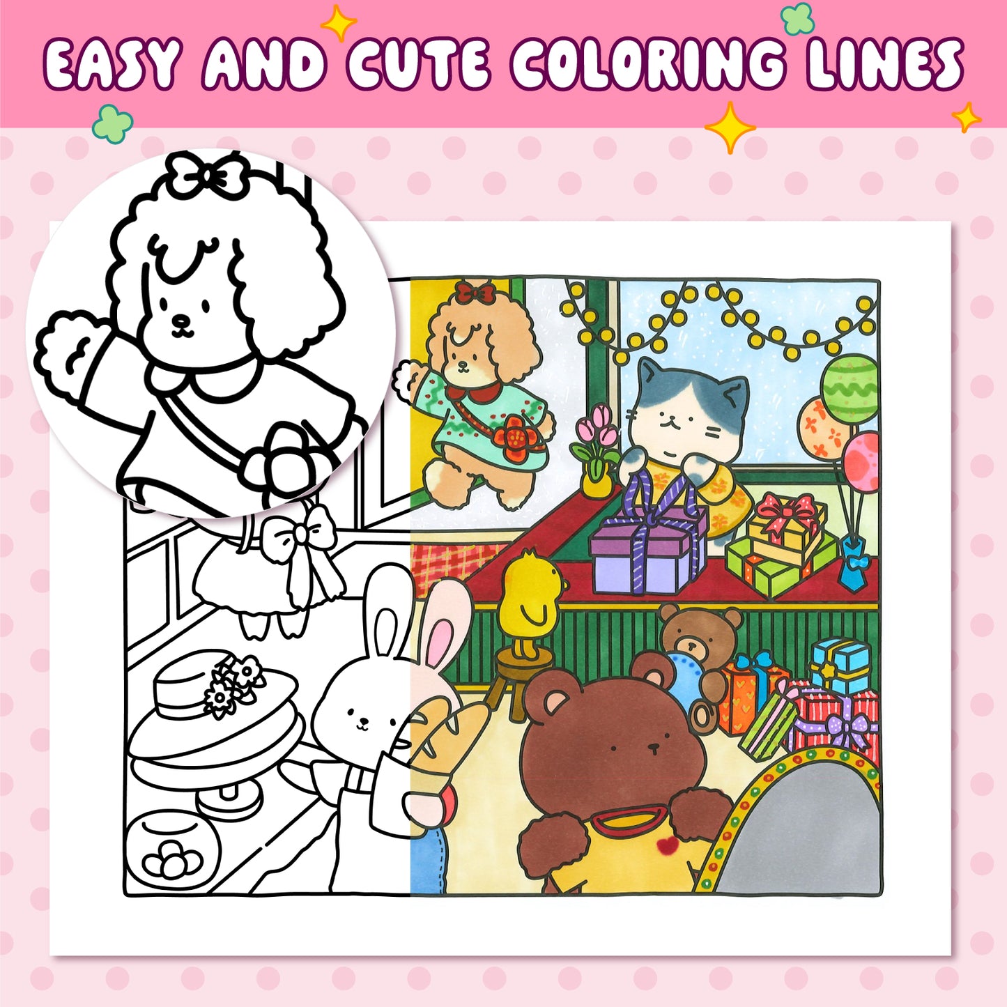 LOVE LOUDER, Cute & Cozy Coloring Book:LOVELY SQUAD: EVERYDAY JOYS