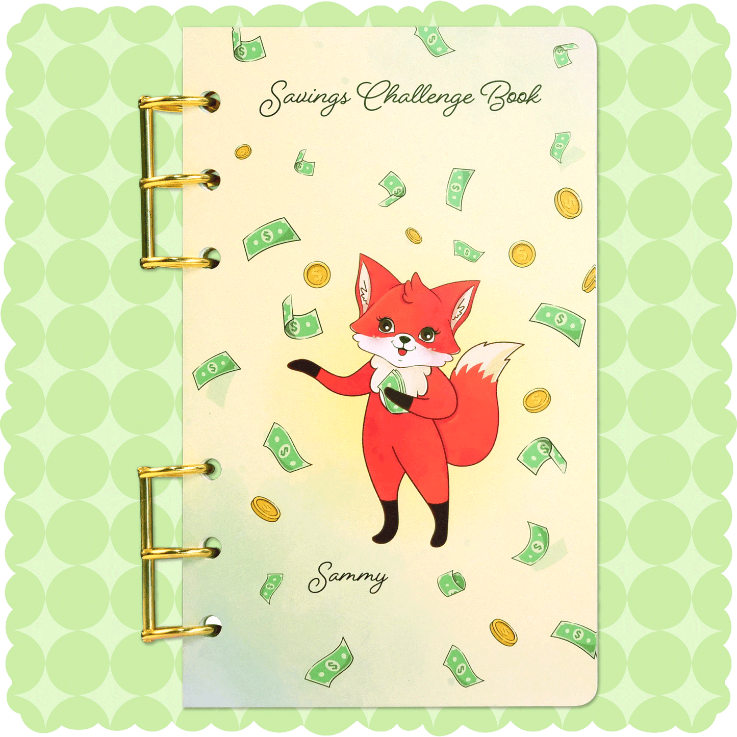 Money Saving Challenge Book 12X scratch off savings