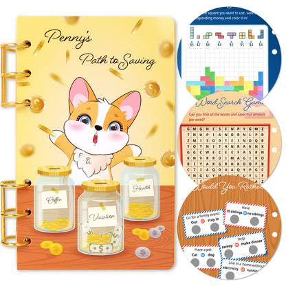 LOVE LOUDER Money Saving Challenge Book:Penny's Path To Saving
