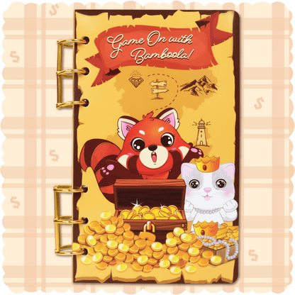 LOVE LOUDER Money Saving Challenge Book:Game On With Bamboola!