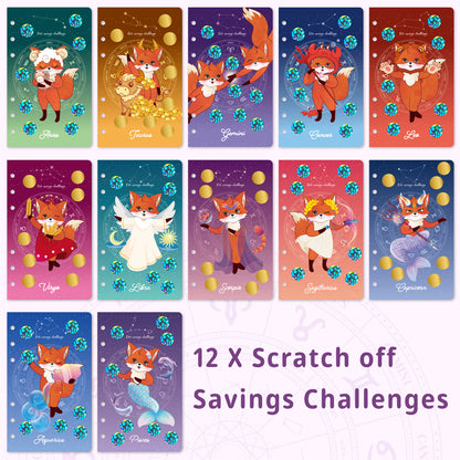 LOVE LOUDER Money Saving Challenge Book:Zodiac Saving Challenge