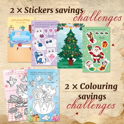 LOVE LOUDER Money Saving Challenge Book:Game On With Bamboola!