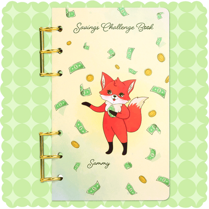 Money Saving Challenge Book 12X scratch off savings