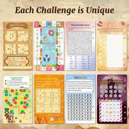 LOVE LOUDER Money Saving Challenge Book:Game On With Bamboola!