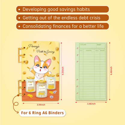LOVE LOUDER Money Saving Challenge Book:Penny's Path To Saving
