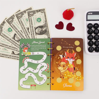 LOVE LOUDER Money Saving Challenge Book:Zodiac Saving Challenge