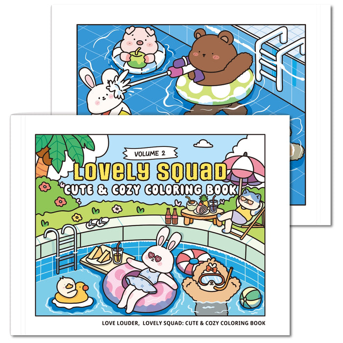 Lovely Squad: Spring Memories Coloring Book